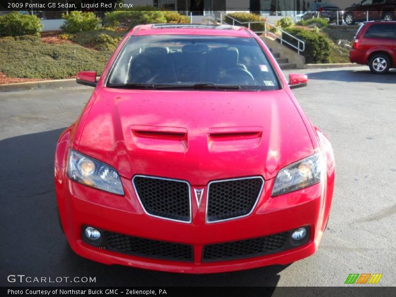 Liquid Red / Onyx 2009 Pontiac G8 Sedan