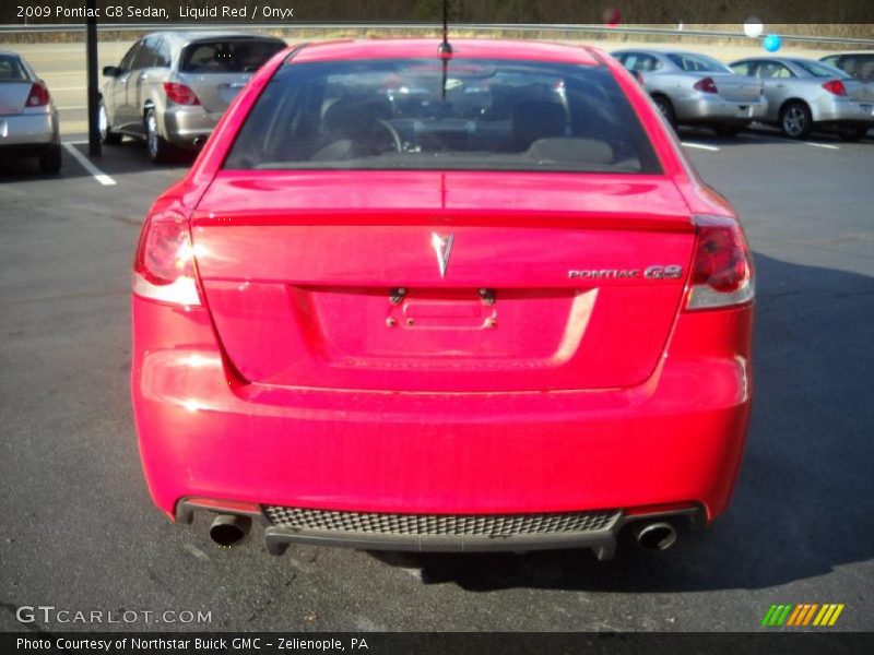 Liquid Red / Onyx 2009 Pontiac G8 Sedan