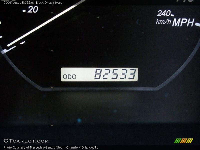Black Onyx / Ivory 2006 Lexus RX 330