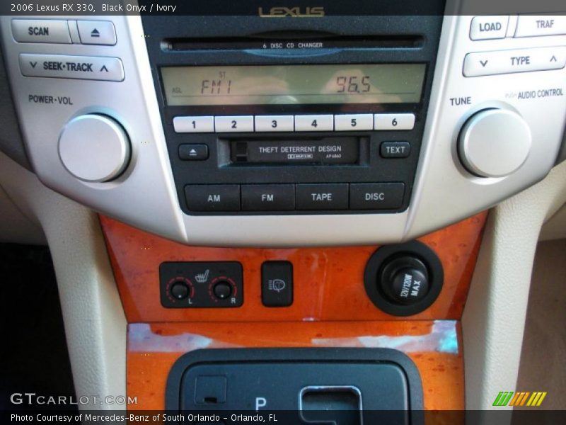 Controls of 2006 RX 330