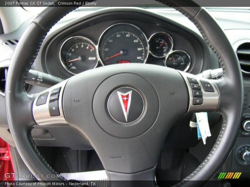 Crimson Red / Ebony 2007 Pontiac G6 GT Sedan