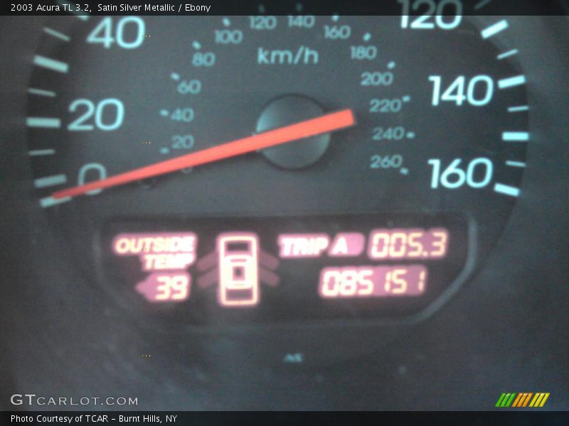 Satin Silver Metallic / Ebony 2003 Acura TL 3.2