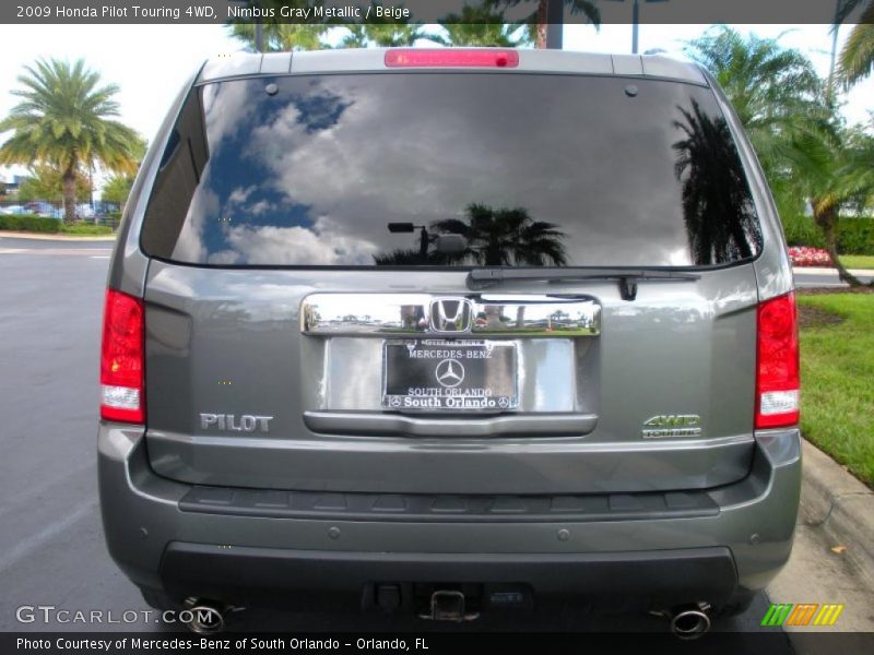 Nimbus Gray Metallic / Beige 2009 Honda Pilot Touring 4WD