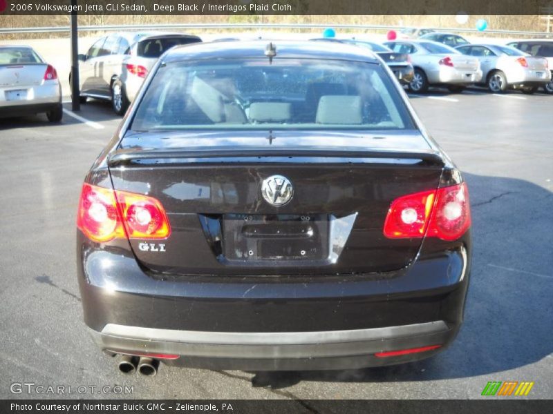 Deep Black / Interlagos Plaid Cloth 2006 Volkswagen Jetta GLI Sedan