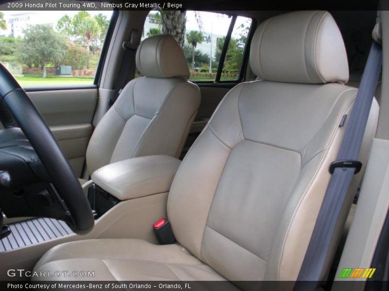  2009 Pilot Touring 4WD Beige Interior