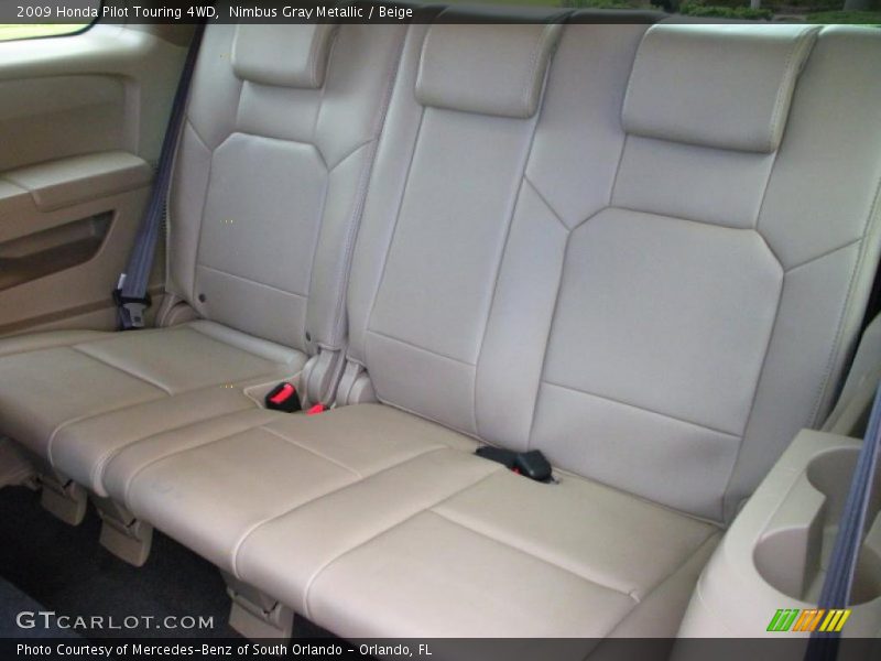 Nimbus Gray Metallic / Beige 2009 Honda Pilot Touring 4WD