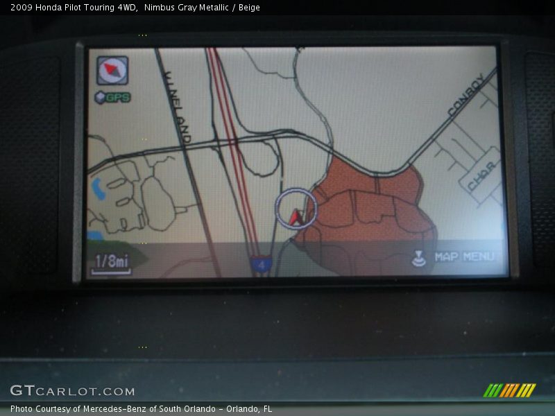 Navigation of 2009 Pilot Touring 4WD