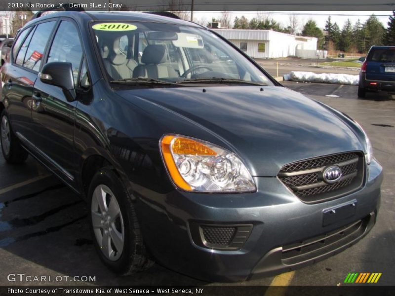 Denim Blue / Gray 2010 Kia Rondo LX