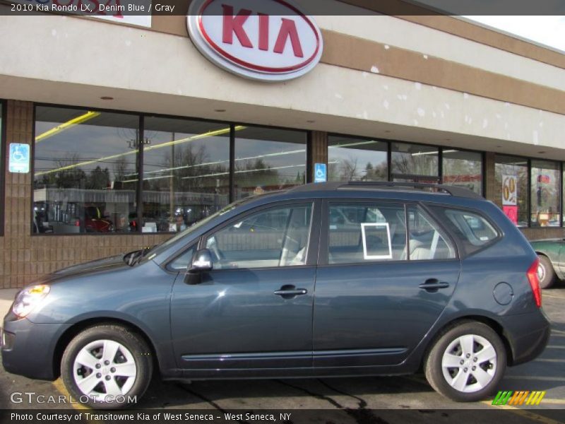 Denim Blue / Gray 2010 Kia Rondo LX