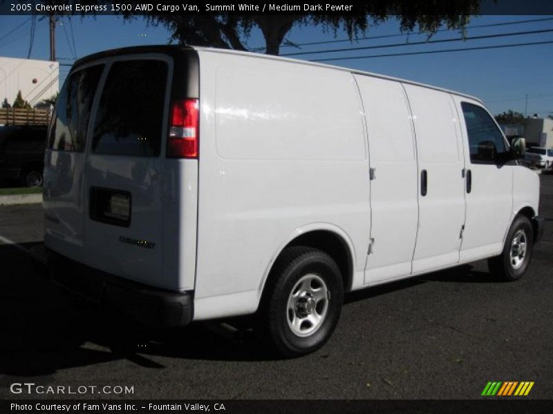 Summit White / Medium Dark Pewter 2005 Chevrolet Express 1500 AWD Cargo Van