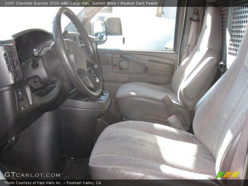 Summit White / Medium Dark Pewter 2005 Chevrolet Express 1500 AWD Cargo Van