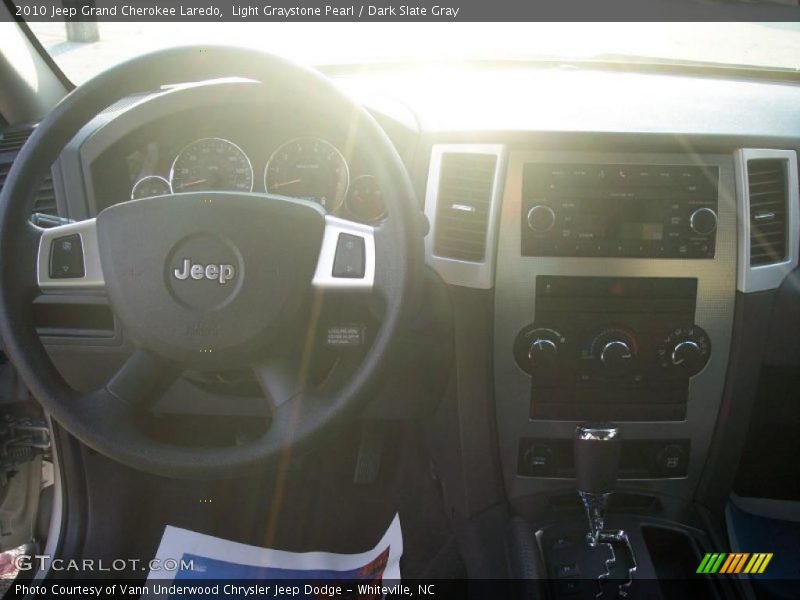 Light Graystone Pearl / Dark Slate Gray 2010 Jeep Grand Cherokee Laredo