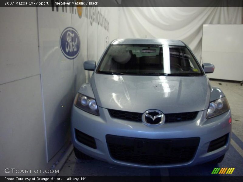 True Silver Metallic / Black 2007 Mazda CX-7 Sport