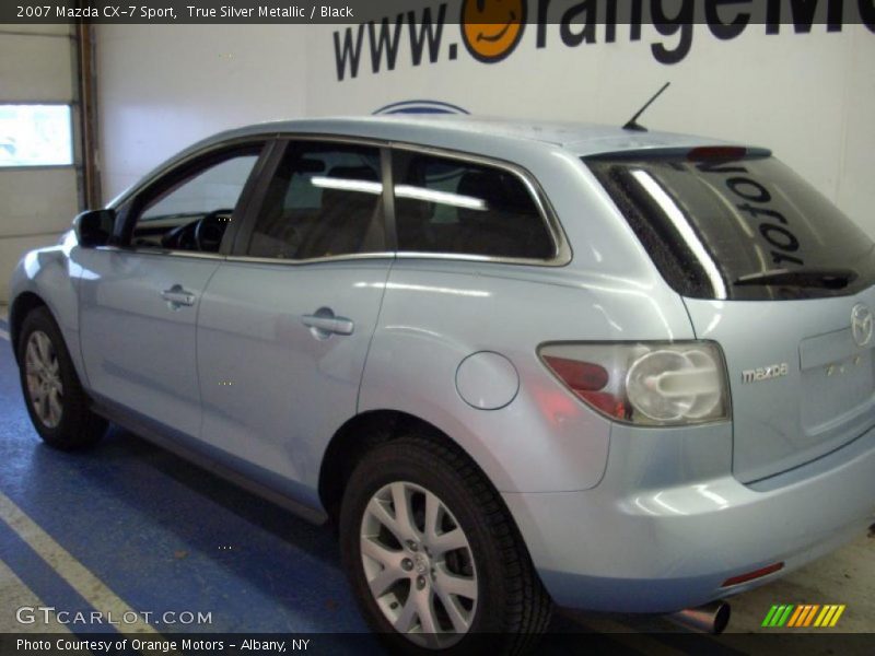 True Silver Metallic / Black 2007 Mazda CX-7 Sport