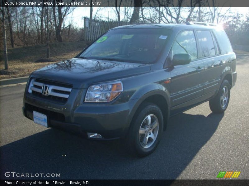 Steel Blue Metallic / Gray 2006 Honda Pilot EX 4WD