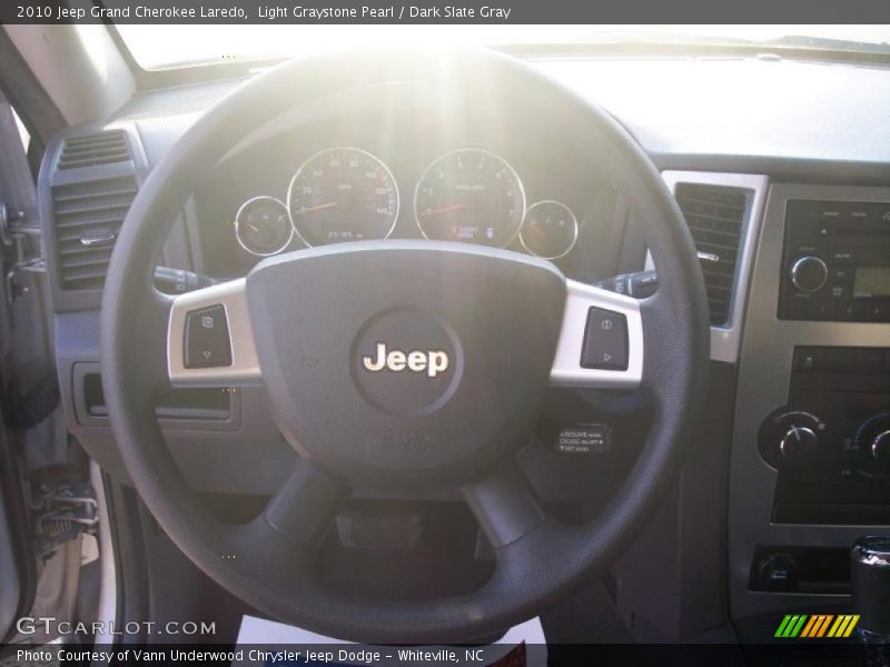 Light Graystone Pearl / Dark Slate Gray 2010 Jeep Grand Cherokee Laredo