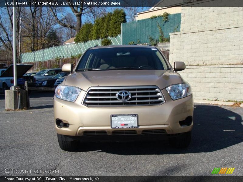 Sandy Beach Metallic / Sand Beige 2008 Toyota Highlander 4WD