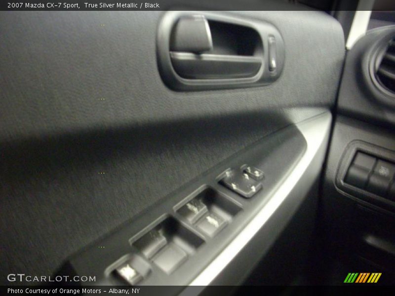 True Silver Metallic / Black 2007 Mazda CX-7 Sport