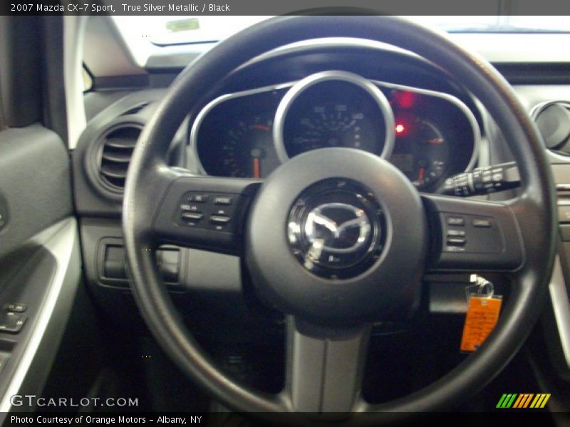 True Silver Metallic / Black 2007 Mazda CX-7 Sport