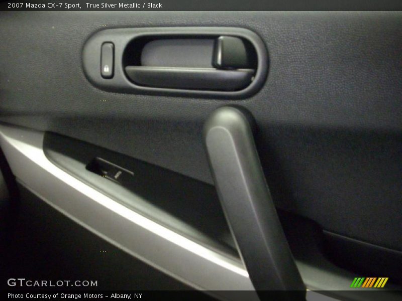 True Silver Metallic / Black 2007 Mazda CX-7 Sport