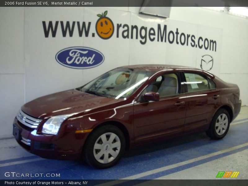 Merlot Metallic / Camel 2006 Ford Fusion SE V6