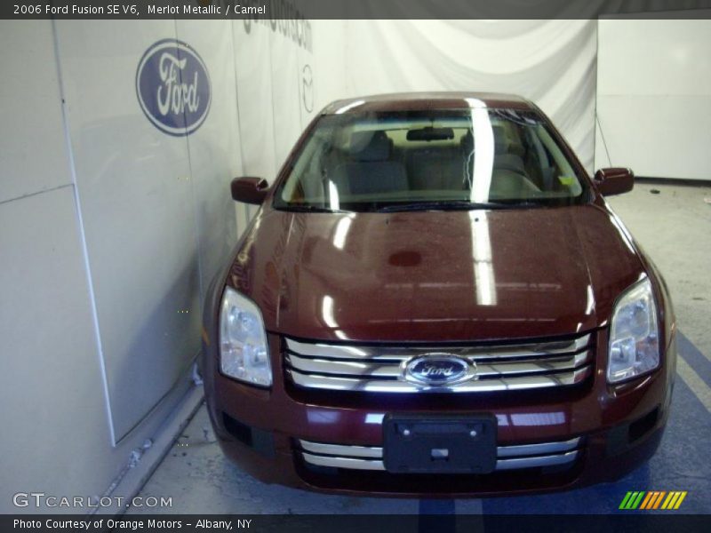 Merlot Metallic / Camel 2006 Ford Fusion SE V6