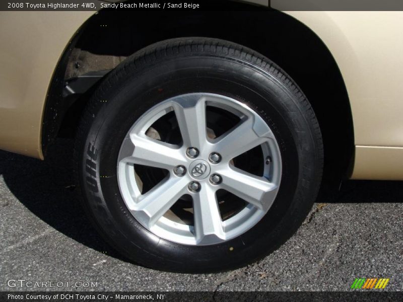 Sandy Beach Metallic / Sand Beige 2008 Toyota Highlander 4WD