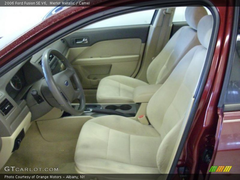 Merlot Metallic / Camel 2006 Ford Fusion SE V6