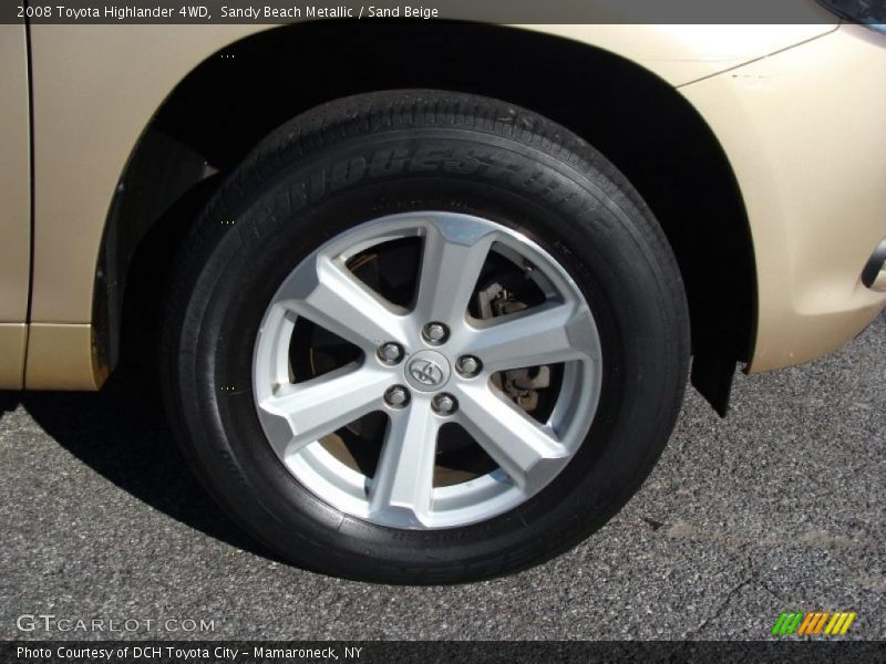 Sandy Beach Metallic / Sand Beige 2008 Toyota Highlander 4WD