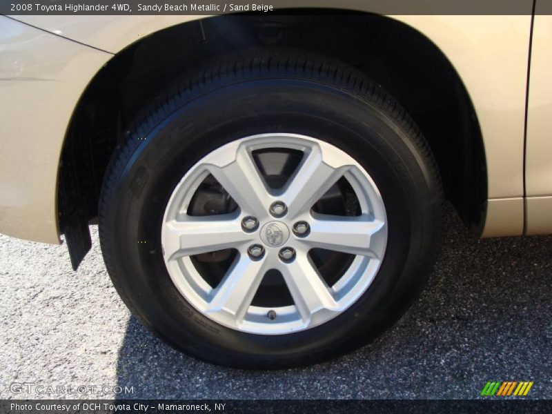 Sandy Beach Metallic / Sand Beige 2008 Toyota Highlander 4WD