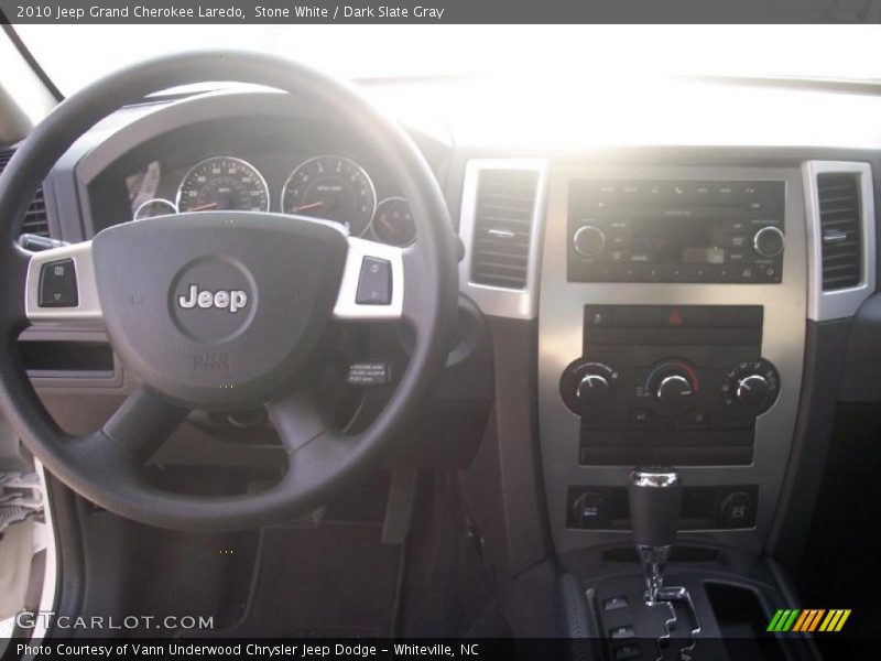 Stone White / Dark Slate Gray 2010 Jeep Grand Cherokee Laredo