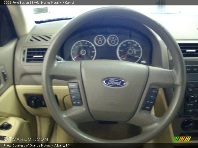 Merlot Metallic / Camel 2006 Ford Fusion SE V6