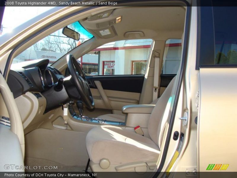 Sandy Beach Metallic / Sand Beige 2008 Toyota Highlander 4WD