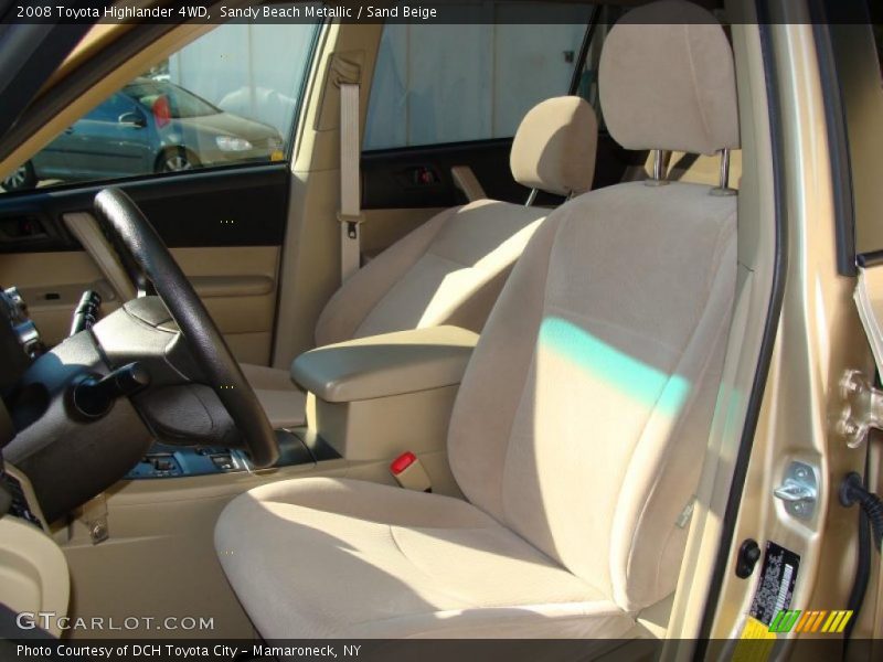 Sandy Beach Metallic / Sand Beige 2008 Toyota Highlander 4WD