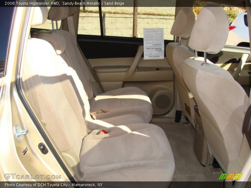 Sandy Beach Metallic / Sand Beige 2008 Toyota Highlander 4WD