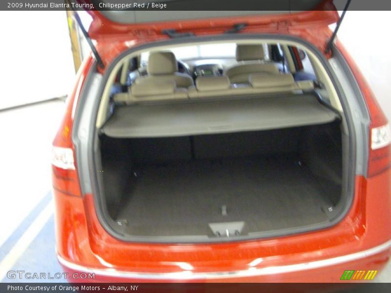 Chilipepper Red / Beige 2009 Hyundai Elantra Touring