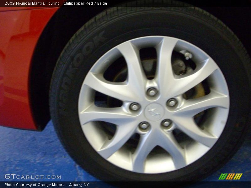 Chilipepper Red / Beige 2009 Hyundai Elantra Touring