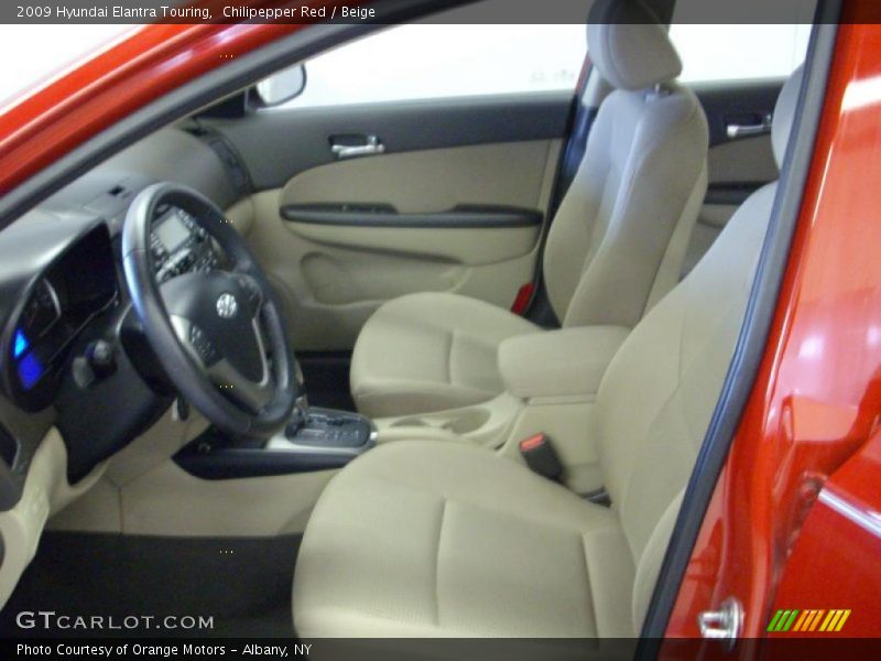  2009 Elantra Touring Beige Interior