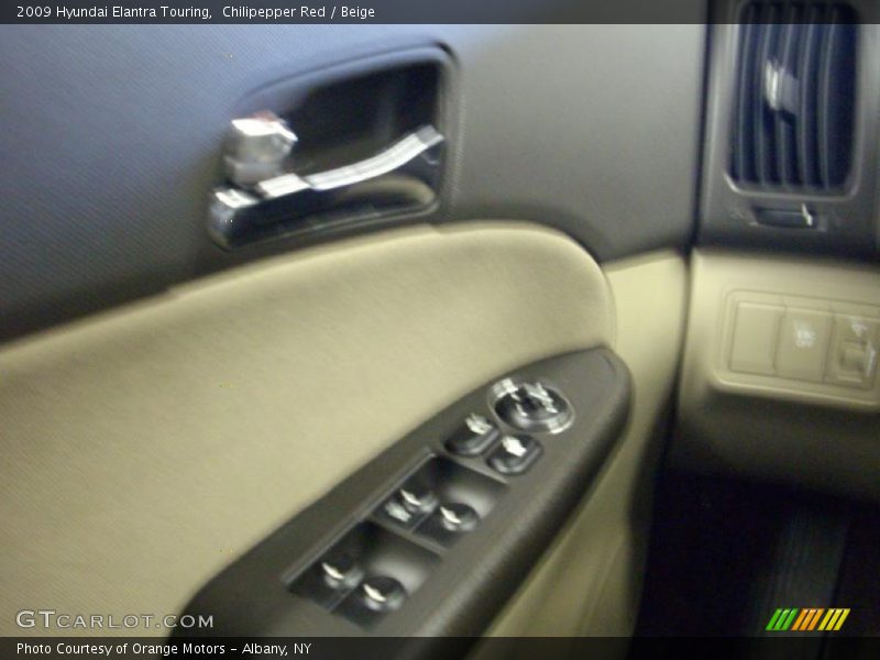 Chilipepper Red / Beige 2009 Hyundai Elantra Touring