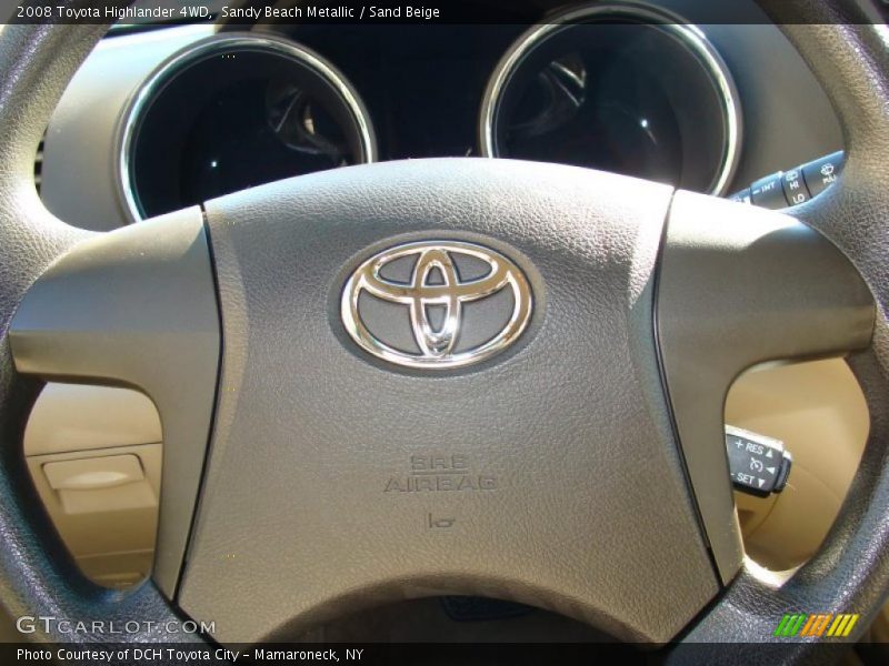 Sandy Beach Metallic / Sand Beige 2008 Toyota Highlander 4WD
