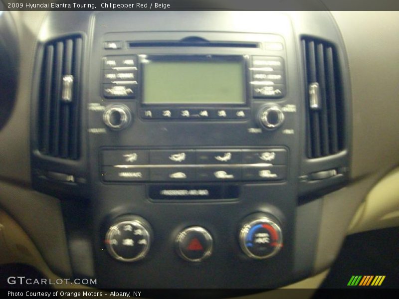 Chilipepper Red / Beige 2009 Hyundai Elantra Touring