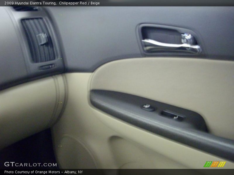 Chilipepper Red / Beige 2009 Hyundai Elantra Touring