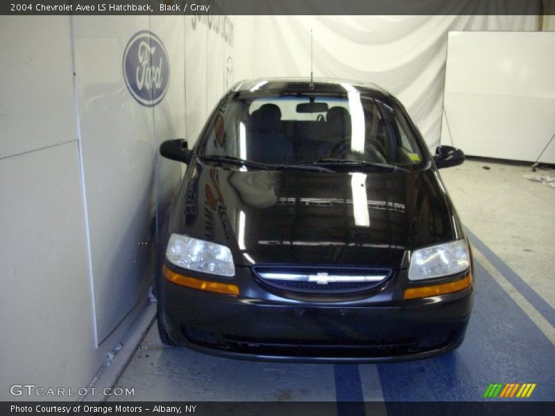 Black / Gray 2004 Chevrolet Aveo LS Hatchback