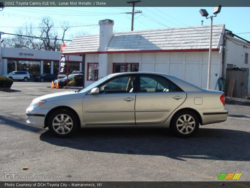 Lunar Mist Metallic / Stone 2002 Toyota Camry XLE V6