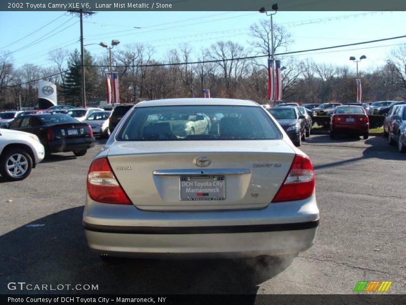 Lunar Mist Metallic / Stone 2002 Toyota Camry XLE V6