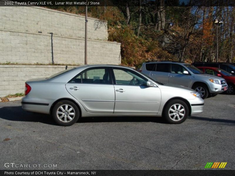 Lunar Mist Metallic / Stone 2002 Toyota Camry XLE V6