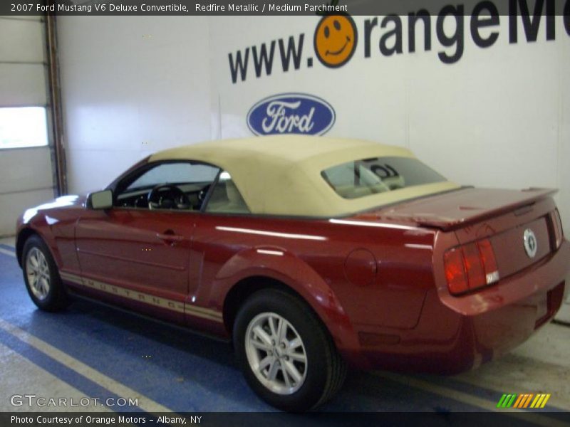 Redfire Metallic / Medium Parchment 2007 Ford Mustang V6 Deluxe Convertible