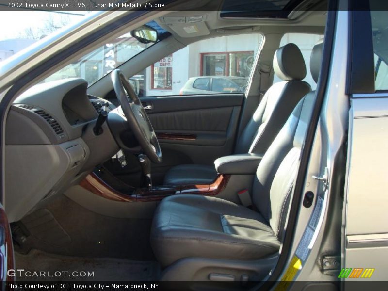 Lunar Mist Metallic / Stone 2002 Toyota Camry XLE V6