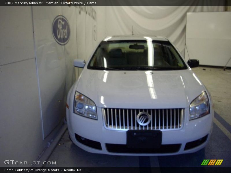 Oxford White / Camel 2007 Mercury Milan V6 Premier