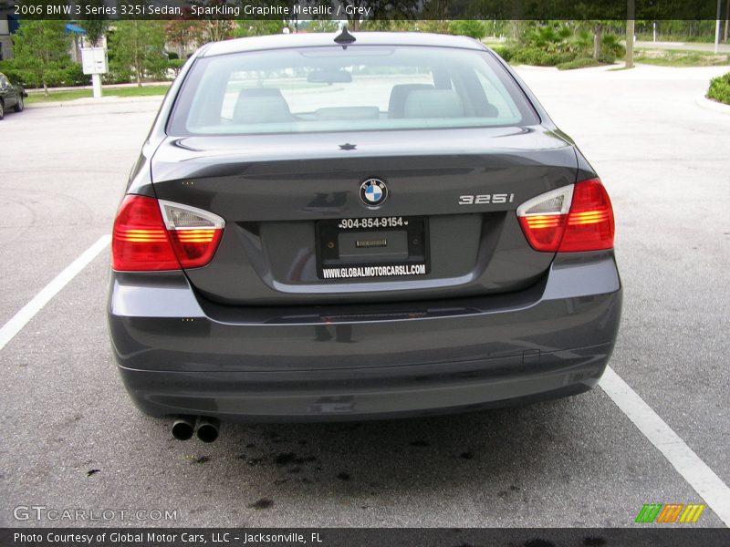 Sparkling Graphite Metallic / Grey 2006 BMW 3 Series 325i Sedan